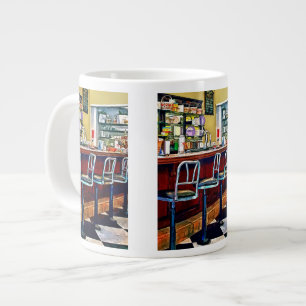 Taza De Café Grande Candy Store con Fuente De Soda