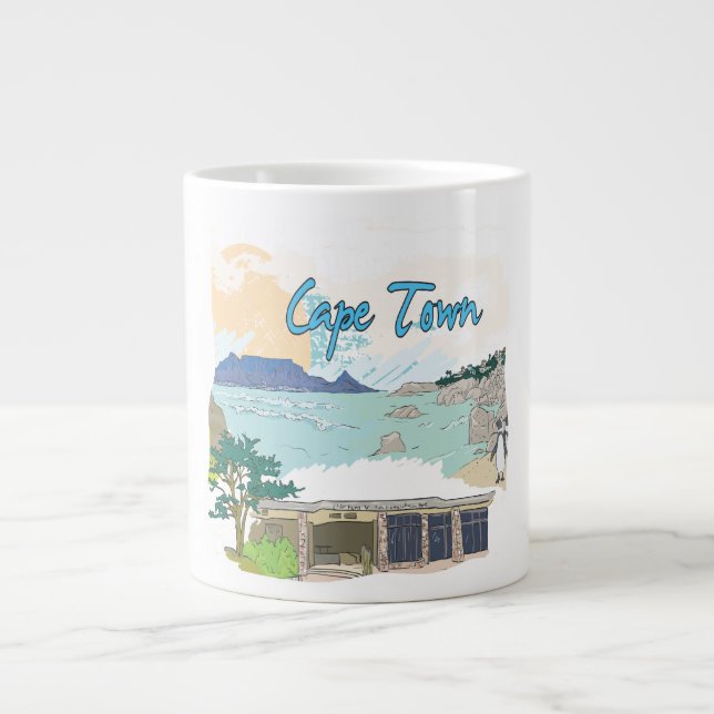 Taza De Café Grande Cape Town (Frente)