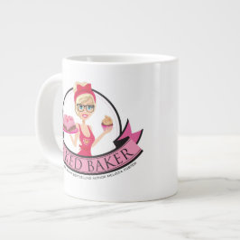 Taza De Café Grande Capturado por Love Baker Jumbo Mug