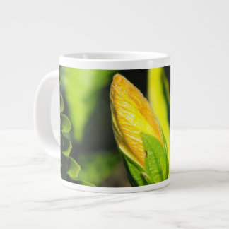 Taza De Café Grande Capullo de Flor de Hibisco