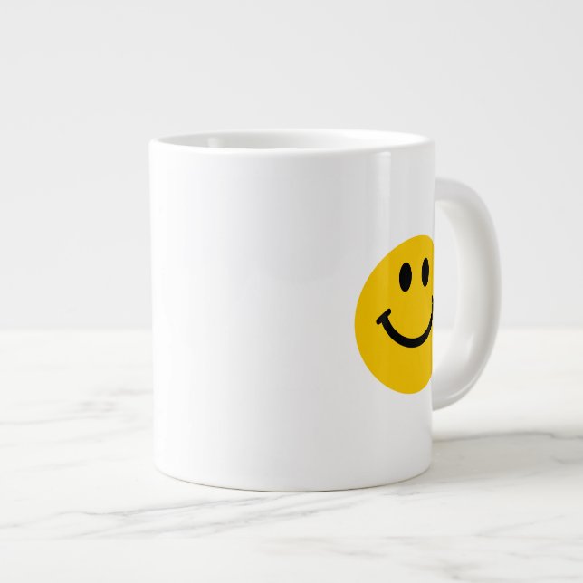 Taza De Café Grande Cara feliz (Derecha)