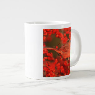 Taza De Café Grande Cardenal rojo del norte macho, IL