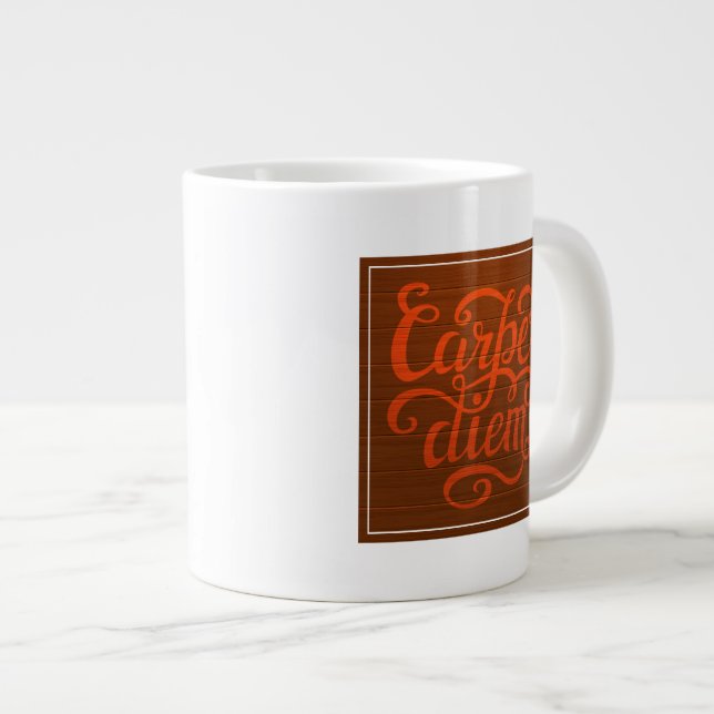 Taza De Café Grande Carpe Diem (Derecha)