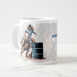 Taza De Café Grande Carreras del barril