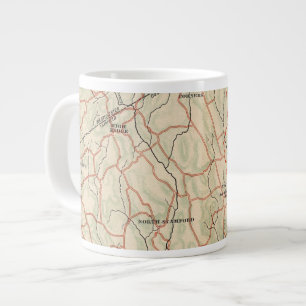 Taza De Café Grande Carreteras para bicicletas en Nueva York y Conneti