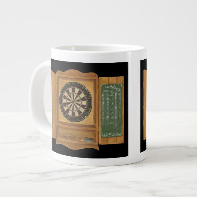 Taza De Café Grande Cartel con puntuación de críquet (Izquierda)