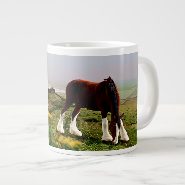 Taza De Café Grande Castillo de Clydesdale (Derecha)