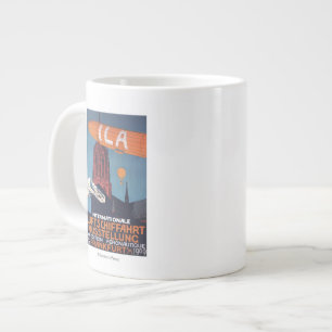 Taza De Café Grande Catedral roja - 1ra exposición aeronáutica
