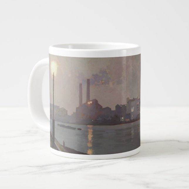 Taza De Café Grande Central eléctrica de Chelsea por noche (Izquierda)