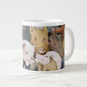 Taza De Café Grande Cerdos a montones
