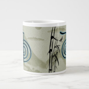 Taza De Café Grande Cho Ku Rei Reiki Montaña