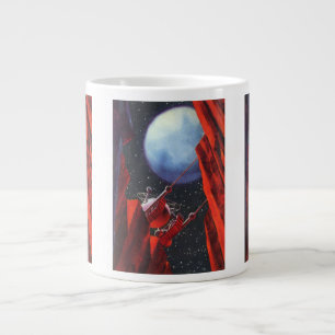 Taza De Café Grande Ciencia Ficción Vintage, Vehículo Explorador Espac