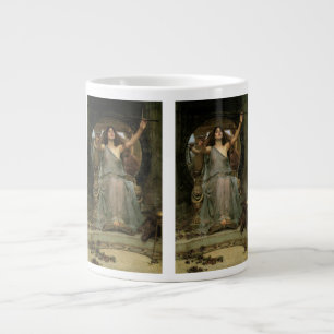 Taza De Café Grande Circe ofreciendo la copa a Ulises de JW Waterhouse
