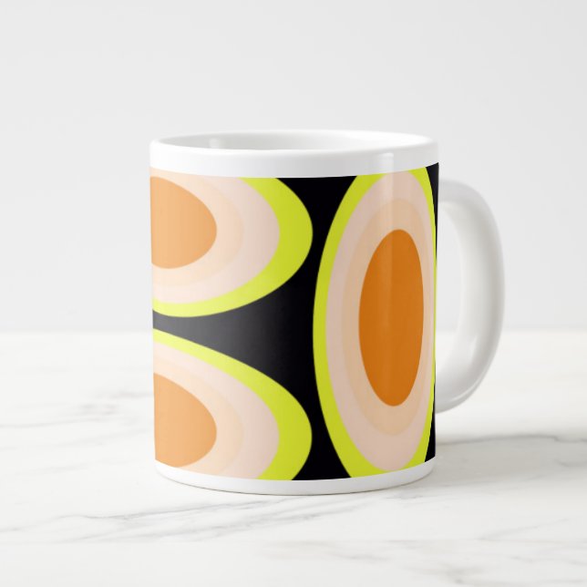 Taza De Café Grande Círculos (Derecha)