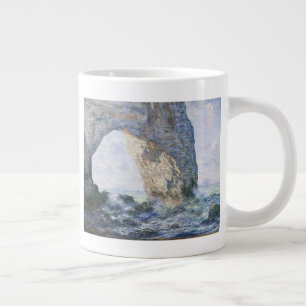 Taza De Café Grande Claude Monet el   el Manneporte Etretat