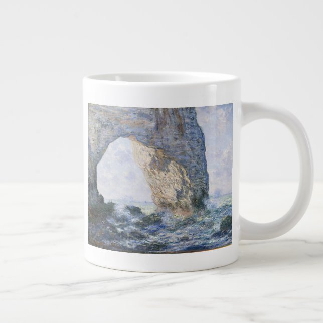 Taza De Café Grande Claude Monet el | el Manneporte Etretat (Derecha)