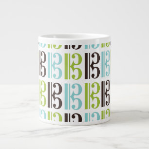 Taza De Café Grande Clef de alto
