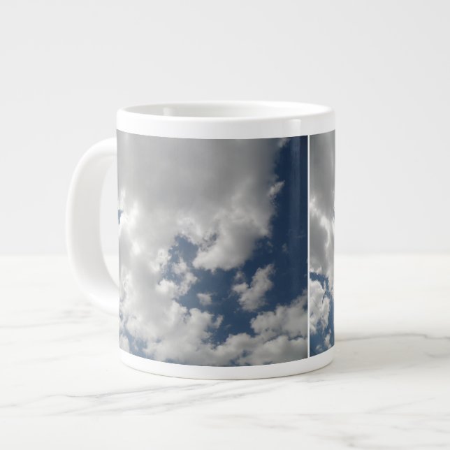 Taza De Café Grande Cloudy Skies Mug (Izquierda)