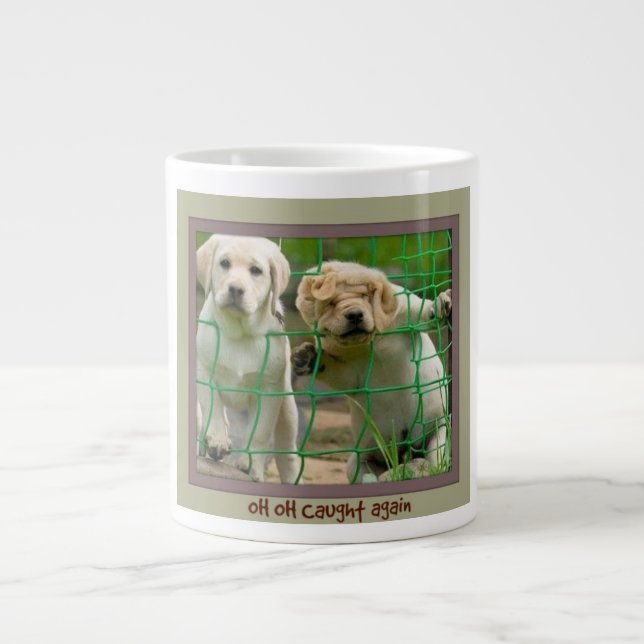 Taza De Café Grande Cogido otra vez (Frente)