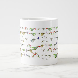 Taza De Café Grande Colibríes