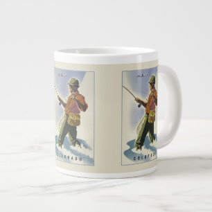 Taza De Café Grande Colorado Vintage Travel Posters mugs