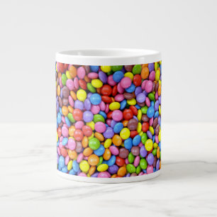 Taza De Café Grande Colorido Candy