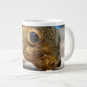 Taza De Café Grande Comer de estela de estela de ardilla