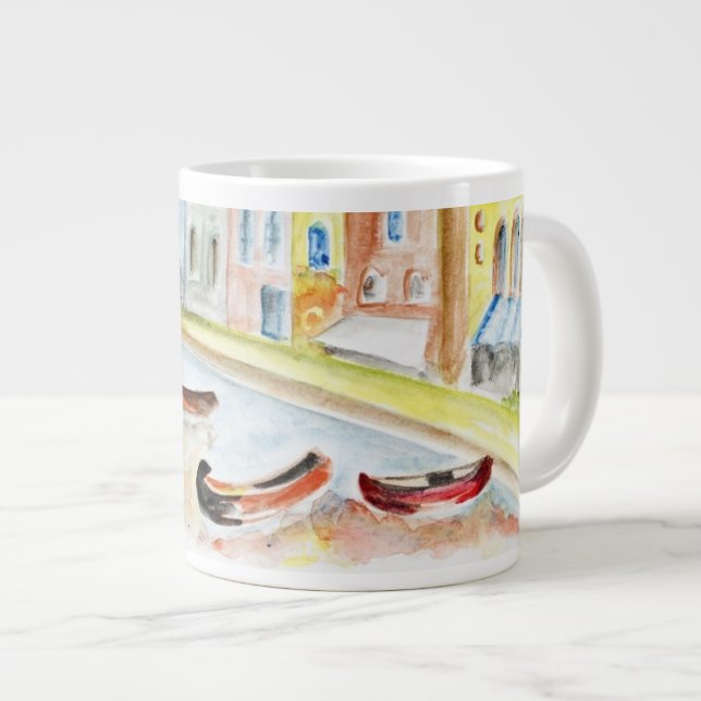 Taza De Café Grande Concepto de Venecia (Derecha)