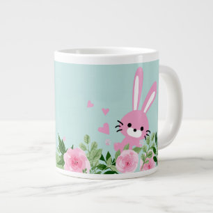 Taza De Café Grande conejo pequeño, conejito Jumbo Mug