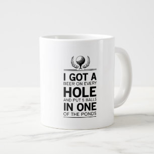 Taza De Café Grande Conseguí un agujero en uno