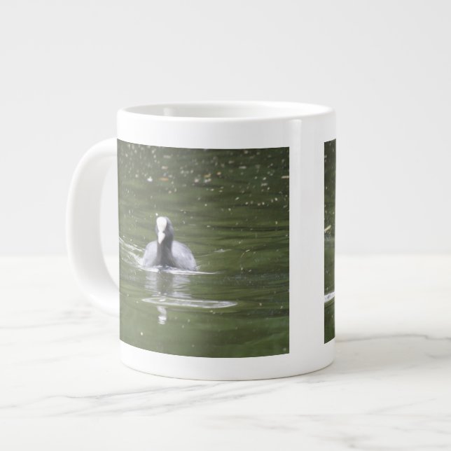 Taza De Café Grande Coot Swimming Mug (Izquierda)