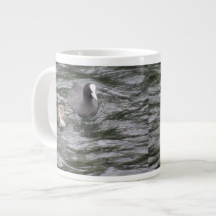 Taza De Café Grande Coot y Chick Mug