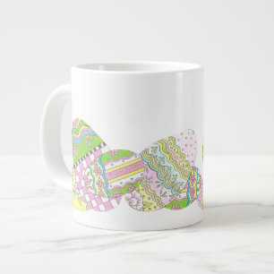 Taza De Café Grande Copa China de Huevos de Pascua
