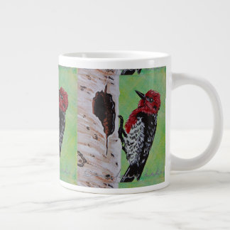 Taza De Café Grande Copa de Café de Carpintero Rojo
