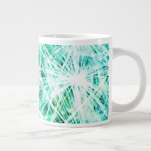 Taza De Café Grande Copa de Deseos Verdes