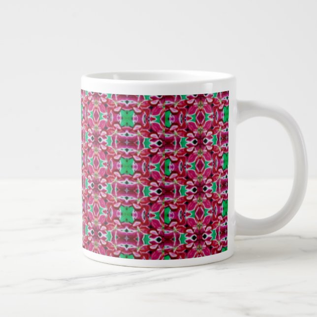 Taza De Café Grande Copa de Lirio Rojo (Derecha)