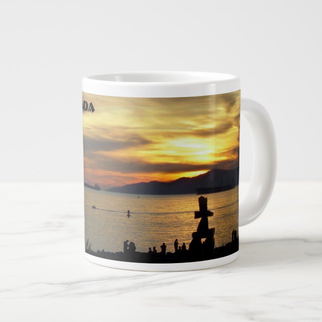 Taza De Café Grande Copa Jumbo Vancouver (Derecha)
