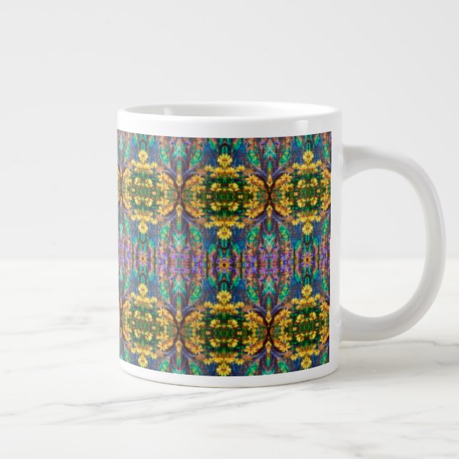 Taza De Café Grande Copa Yellow Daisy (Derecha)