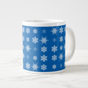Taza De Café Grande Copos de nieve