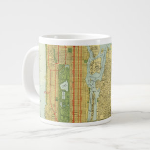 Taza De Café Grande Corazón de Nueva York