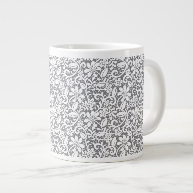 Taza De Café Grande Cordón blanco 1 (Derecha)