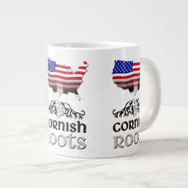 Taza De Café Grande Cornish American Ancestry Roots