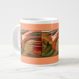 Taza De Café Grande Cornucopia Abstract Art