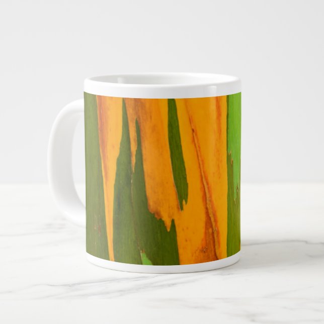 Taza De Café Grande Corteza arco iris eucalipto, Hawái (Izquierda)