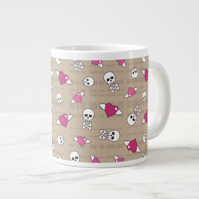 Taza De Café Grande Cráneos (Derecha)