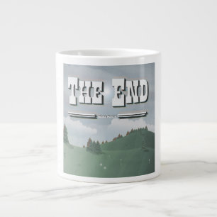 Taza De Café Grande Crédito de Película Antiguo
