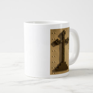 Taza De Café Grande Cruz religiosa cristiana, Irak