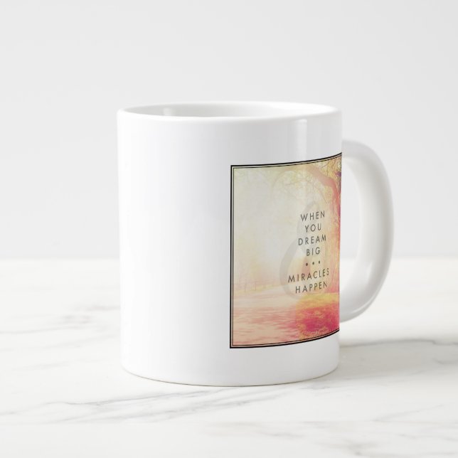 Taza De Café Grande Cuando usted soña (Derecha)