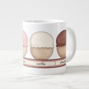 Taza De Café Grande Cuenco del helado con la manija