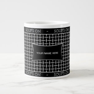 TAZA DE CAFÉ GRANDE CUENCO PARA SOPA JUMBO - IMPRESIÓN DE MESH DE PLA